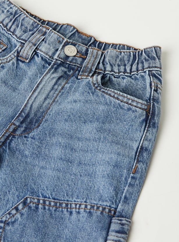 Boys Washed Straight Jeans