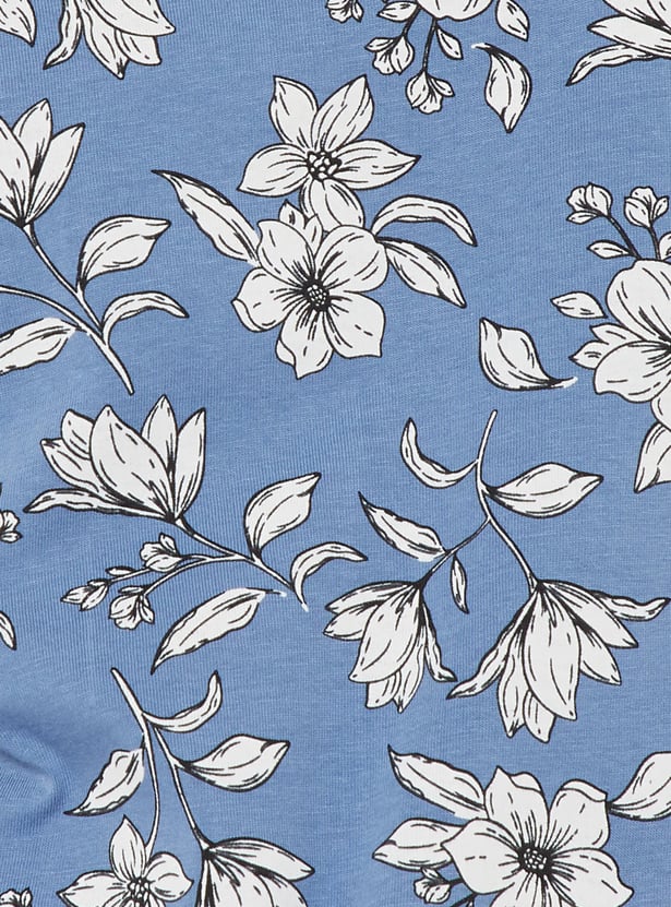 Women Floral Print PJ Set