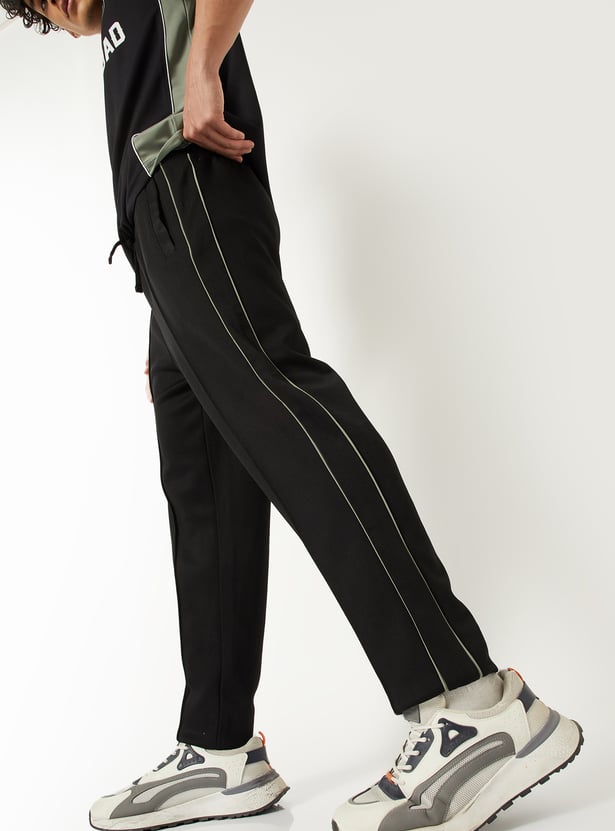 Men Side Stripes Track Pants