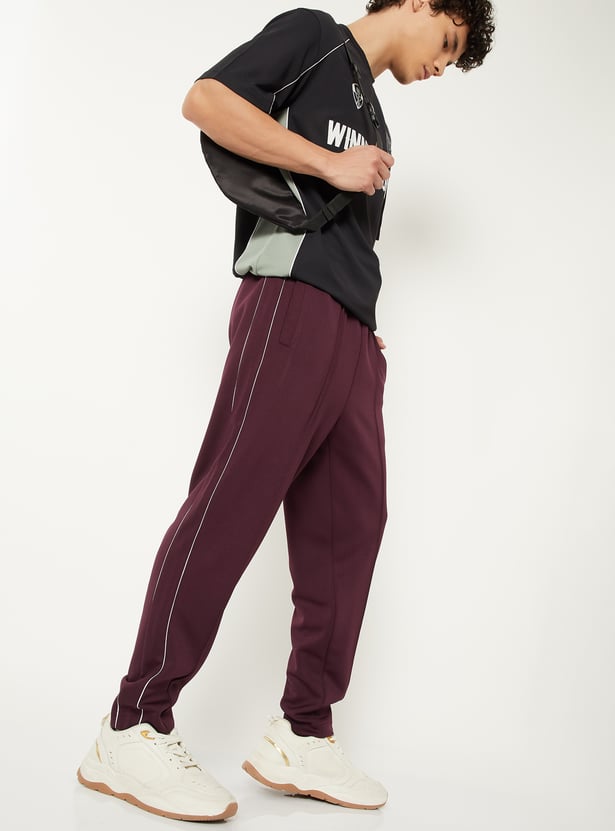 Men Side Stripes Track Pants