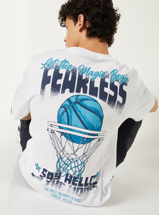 Men Printed Sports T-shirt