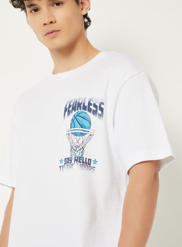 Men Printed Sports T-shirt