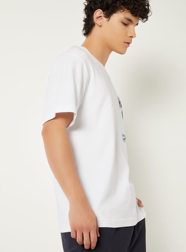 Men Printed Sports T-shirt