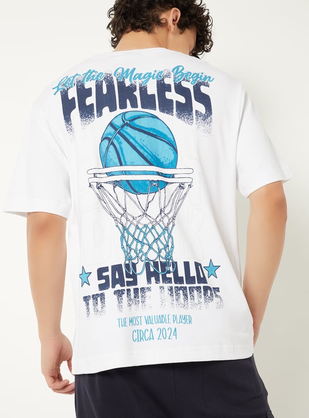 Men Printed Sports T-shirt