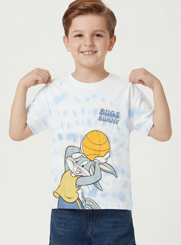 Boys Bugs Bunny Print T-shirt