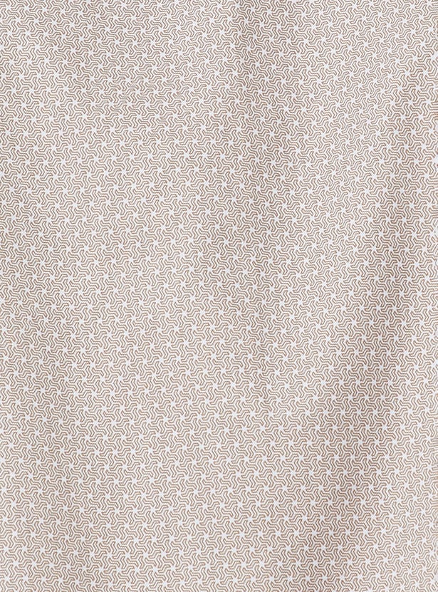 Men Printed Slim Fit Formal Shirt