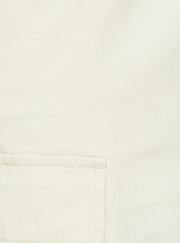 URB_N Men Solid Cargo Trousers