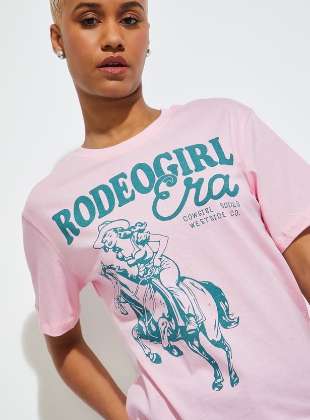 ALAYA F x URB_N Women Printed T-shirt