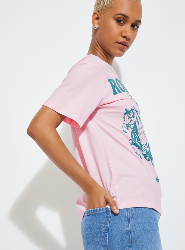 ALAYA F x URB_N Women Printed T-shirt