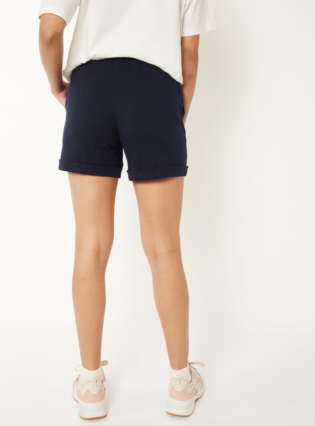 Women Printed Athleisure Shorts