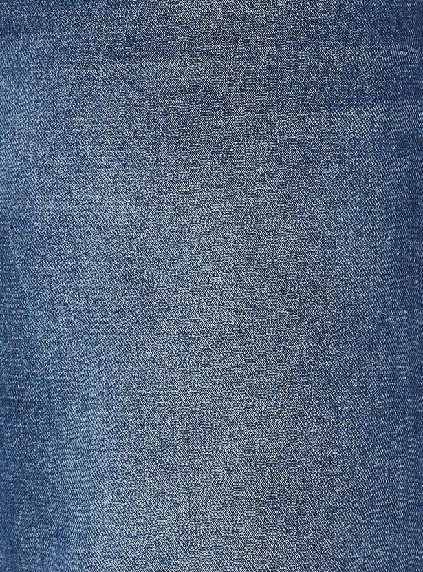 Women Washed Wide Leg Jeans