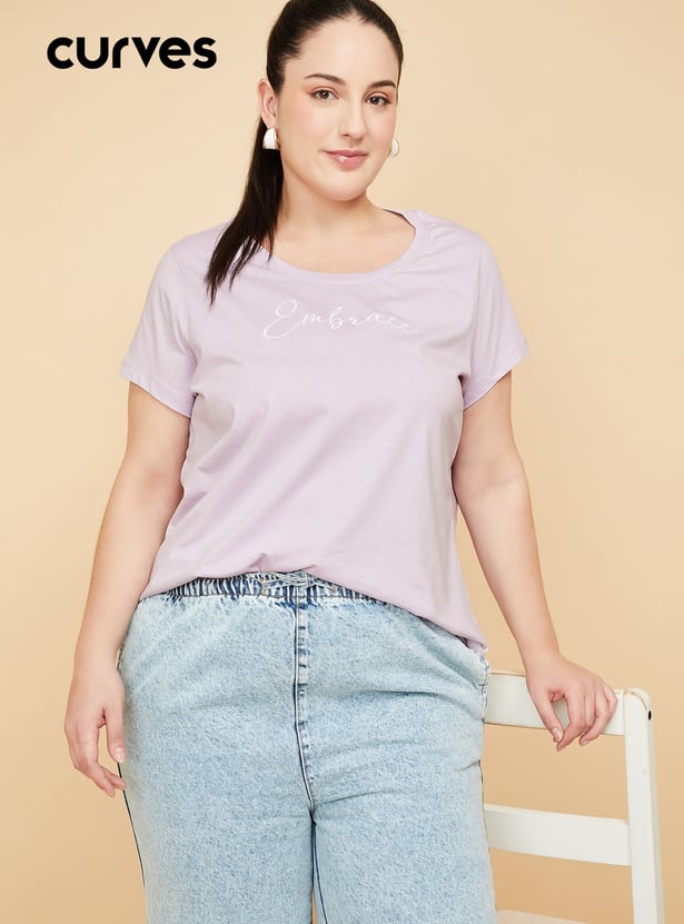 Women Embroidered T-shirt