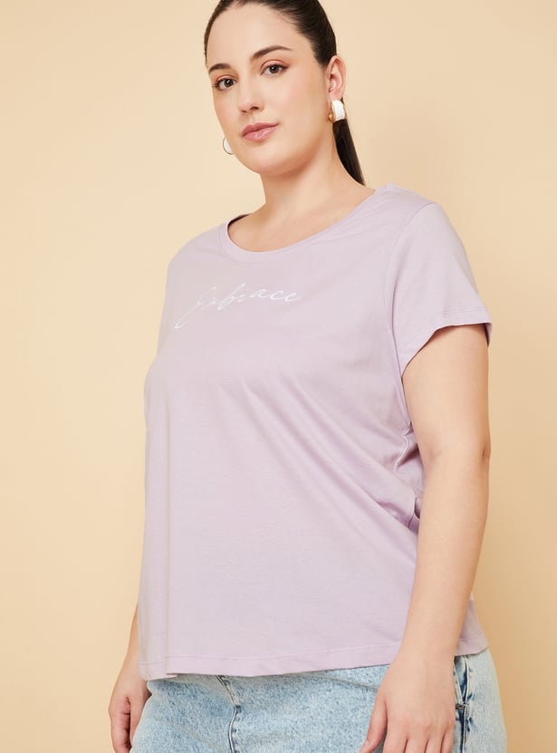 Women Embroidered T-shirt