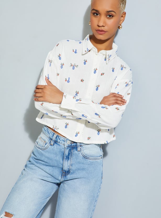 URB_N Women Printed Shirt
