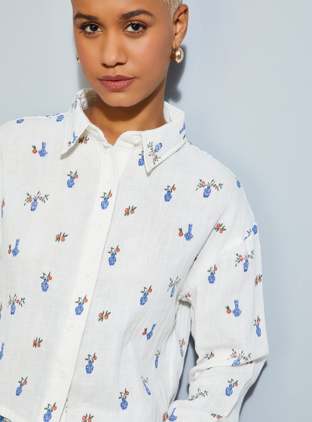 URB_N Women Printed Shirt