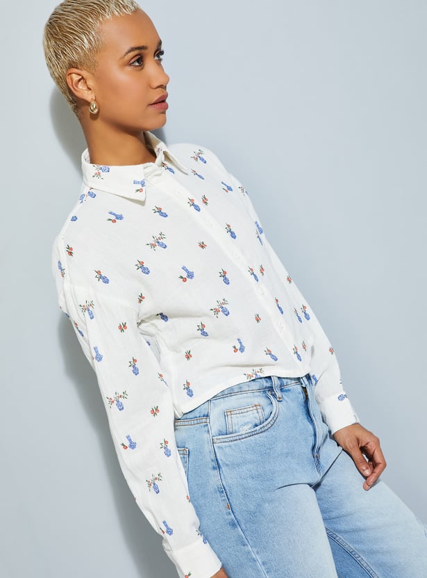 URB_N Women Printed Shirt