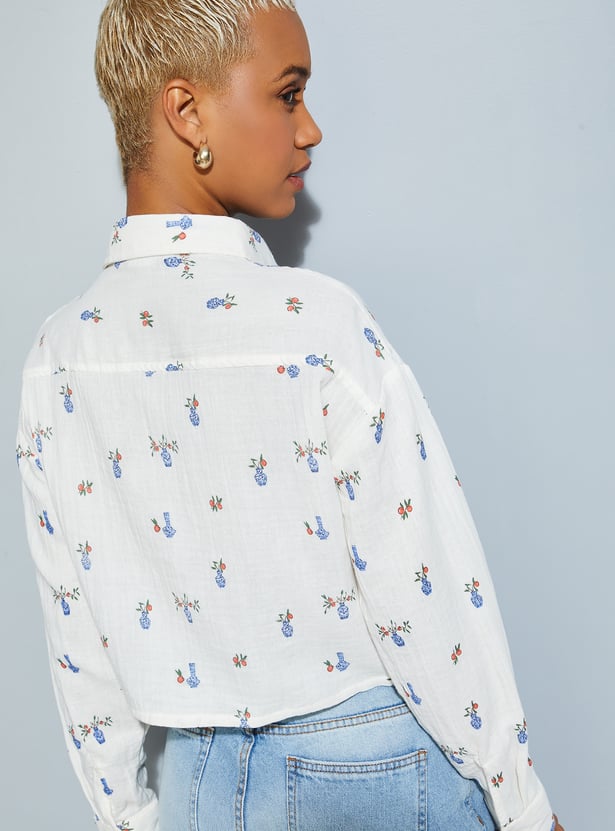 URB_N Women Printed Shirt