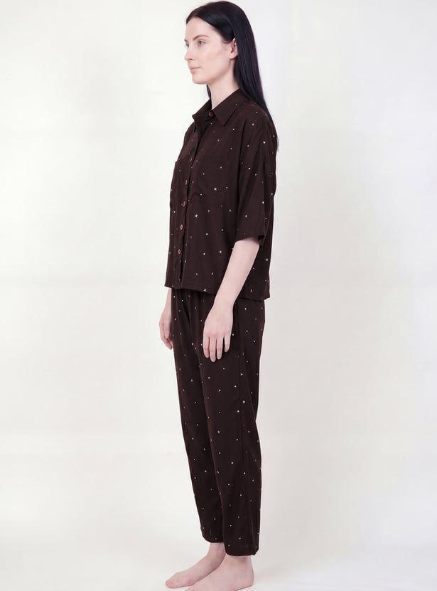Women Printed PJ Set