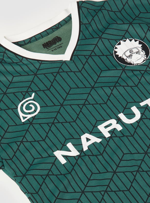 Boys Naruto Print T-shirt