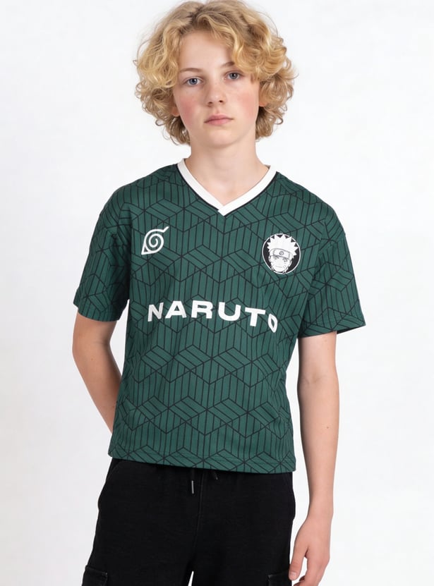 Boys Naruto Print T-shirt