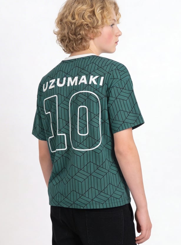 Boys Naruto Print T-shirt