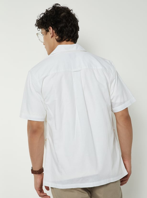 Men Embroidered Regular Fit Shirt