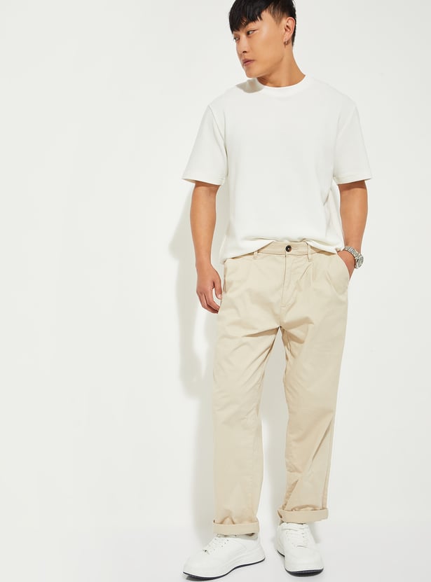 Men Textured T-shirt