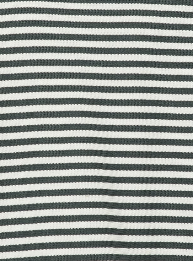 Men Structured Striped T-Shirt