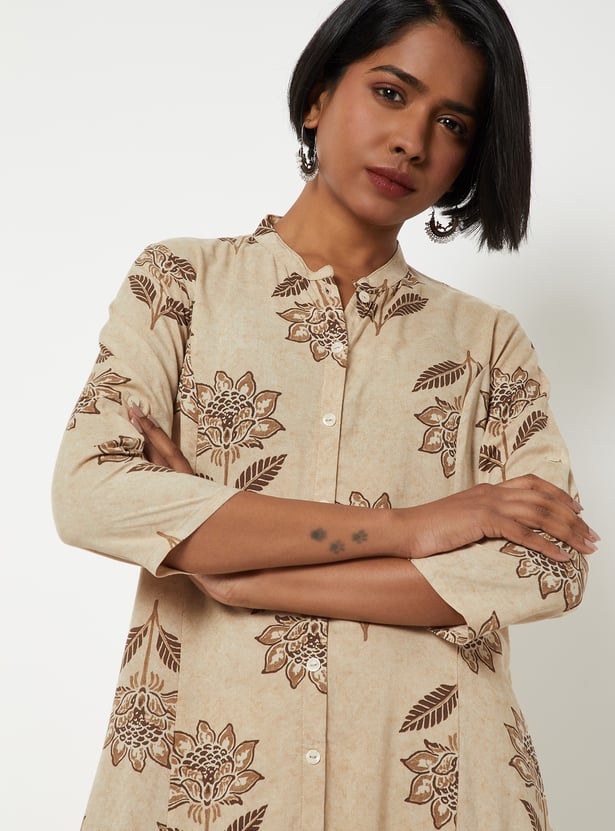 Women Printed A-line Kurta Set