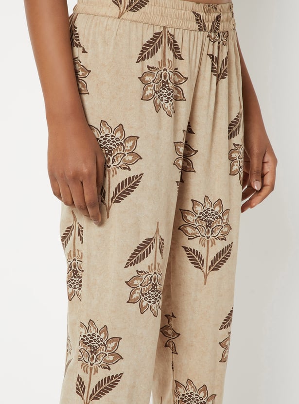 Women Printed A-line Kurta Set
