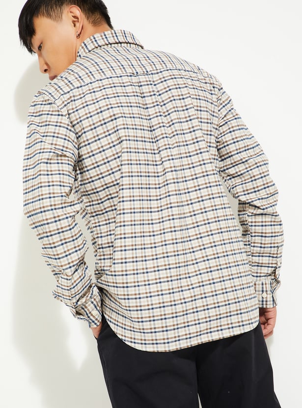 Men Checked Regular Fit Shirt
