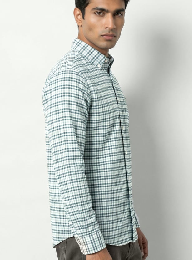 Men Checked Regular Fit Shirt