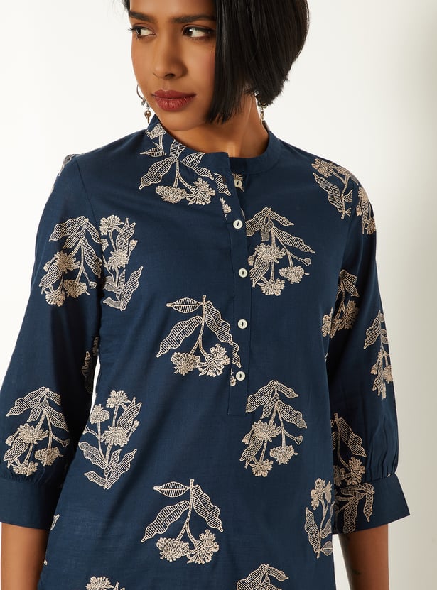 Women Printed Straight Kurti