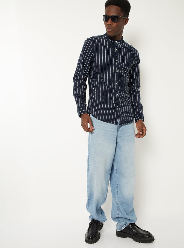 Men Striped Regular Fit Shirt