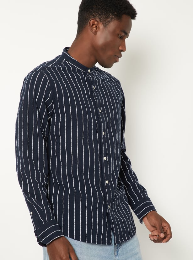 Men Striped Regular Fit Shirt