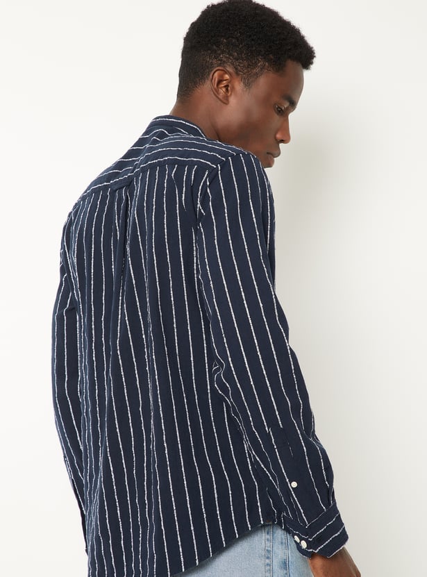 Men Striped Regular Fit Shirt
