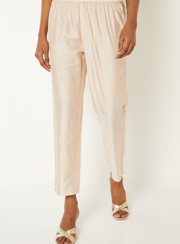 Women Embroidered A-line Kurta Set with Dupatta