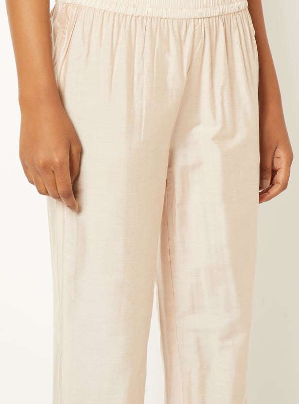 Women Embroidered A-line Kurta Set with Dupatta