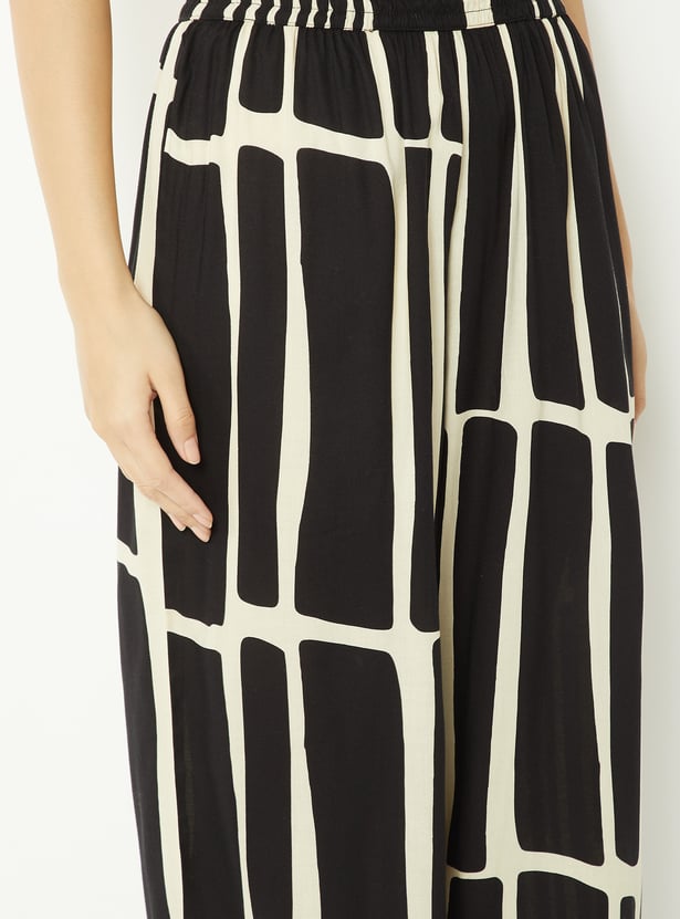 Women Printed Straight Palazzo Set