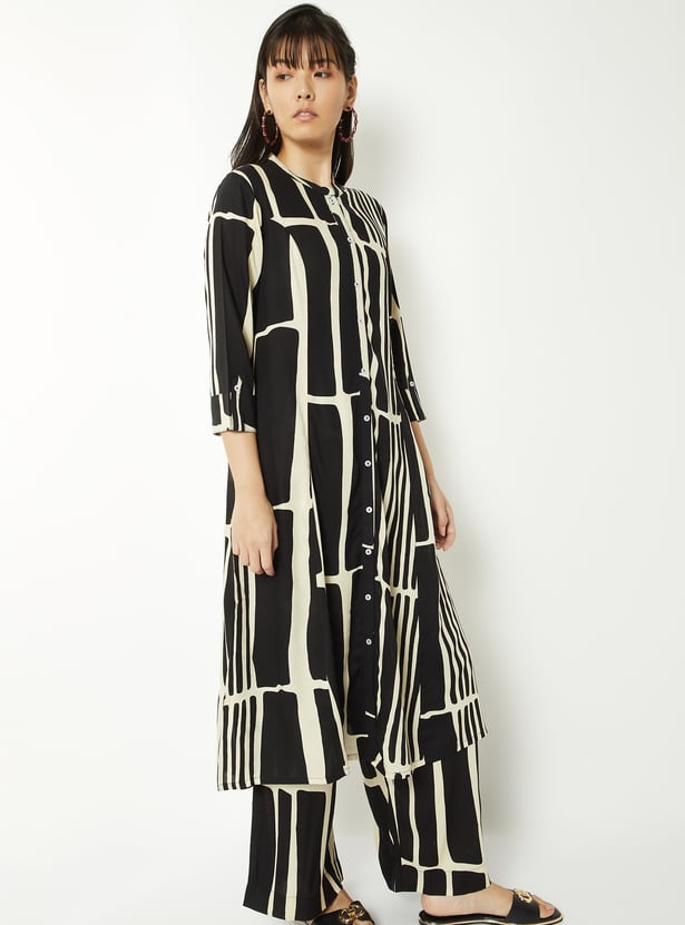 Women Printed Straight Palazzo Set
