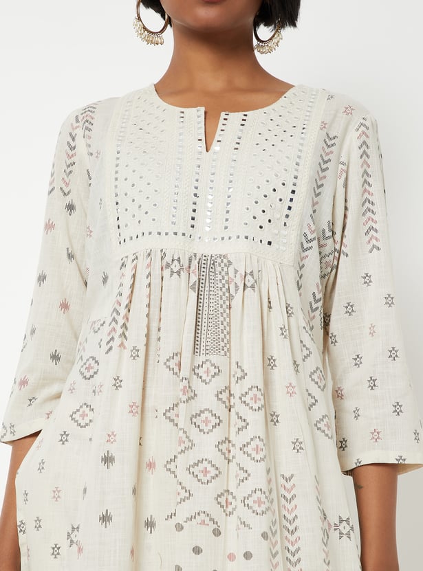 Women Printed Straight Kurta Set