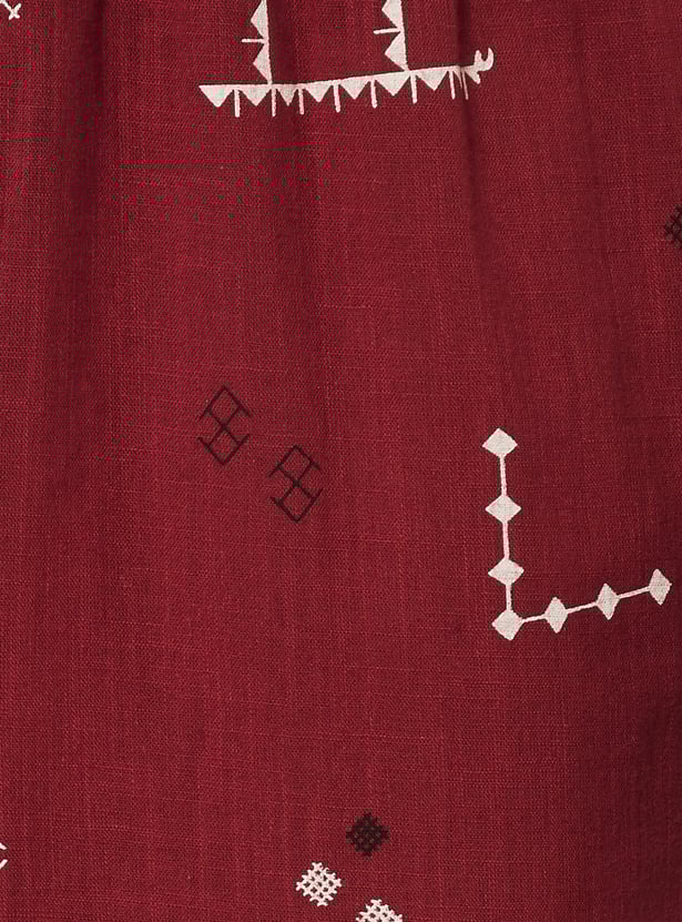 Women Printed Kalidar Kurta Set