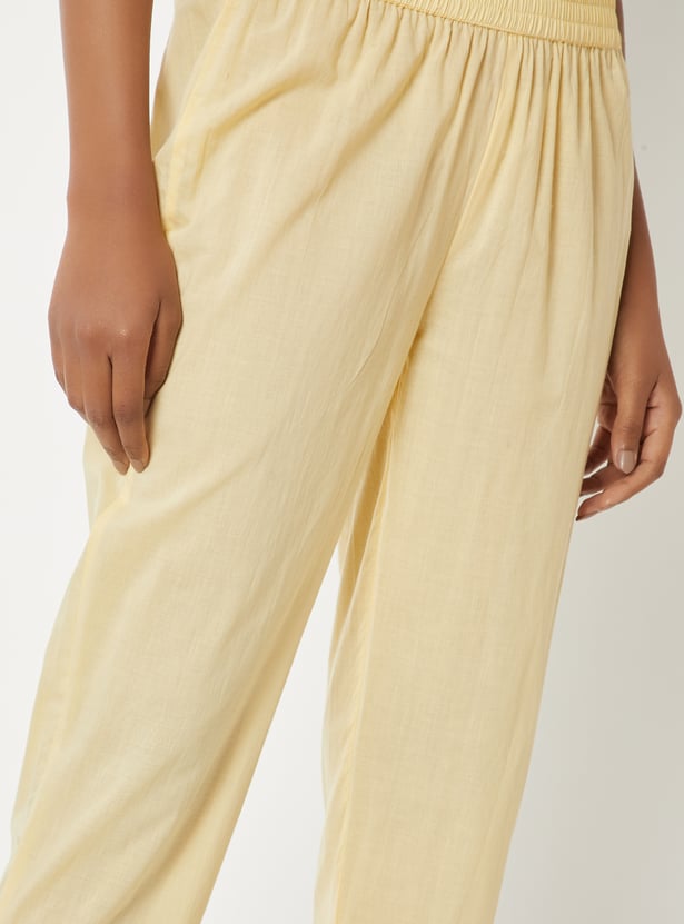 Women Embroidered Straight Kurta Set