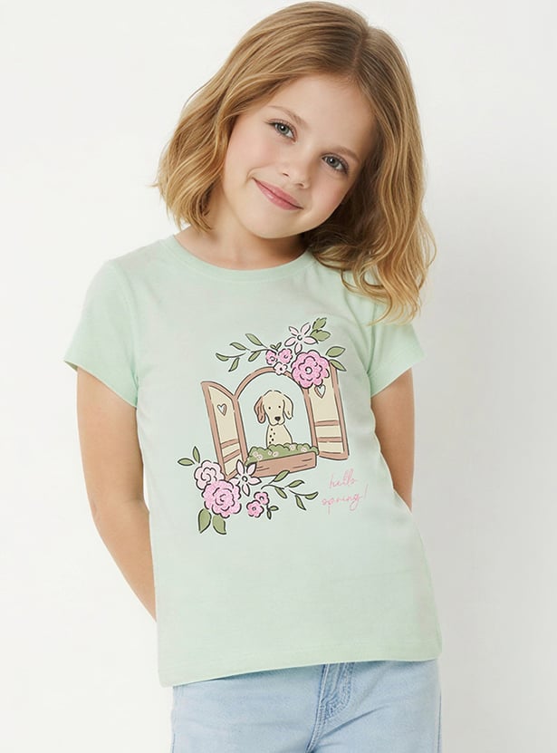 Girls Printed T-shirt