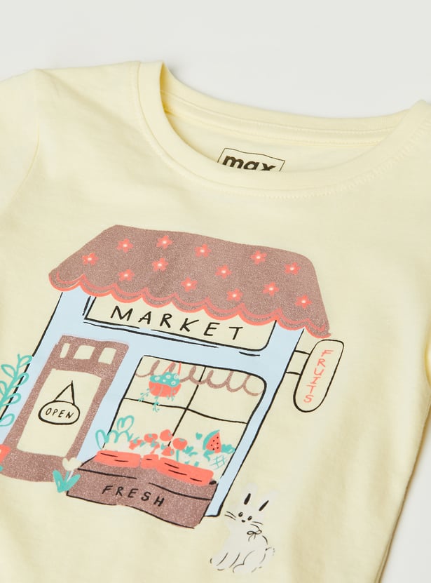 Girls Printed T-shirt
