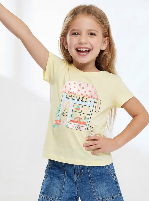 Girls Printed T-shirt