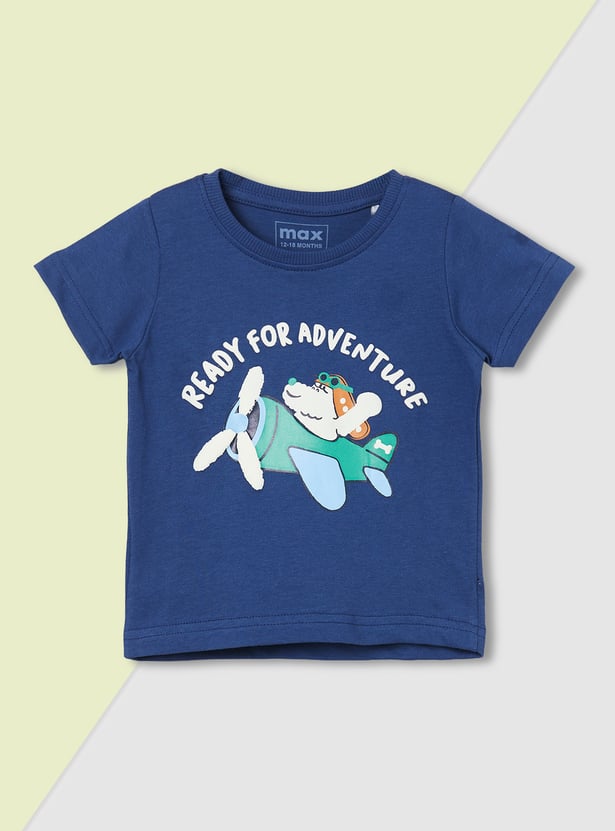 Boys Graphic Print T-shirts - Set of 3