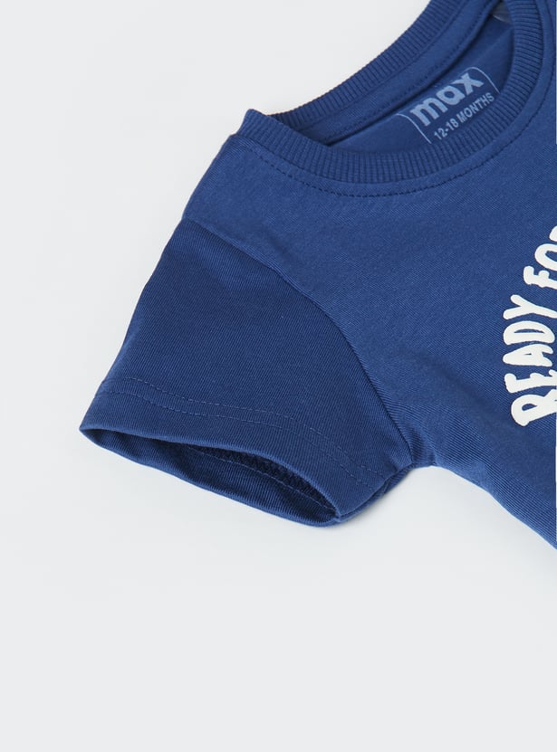 Boys Graphic Print T-shirts - Set of 3