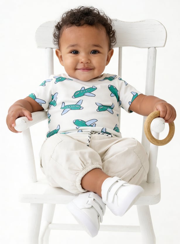 Boys Graphic Print T-shirts - Set of 3