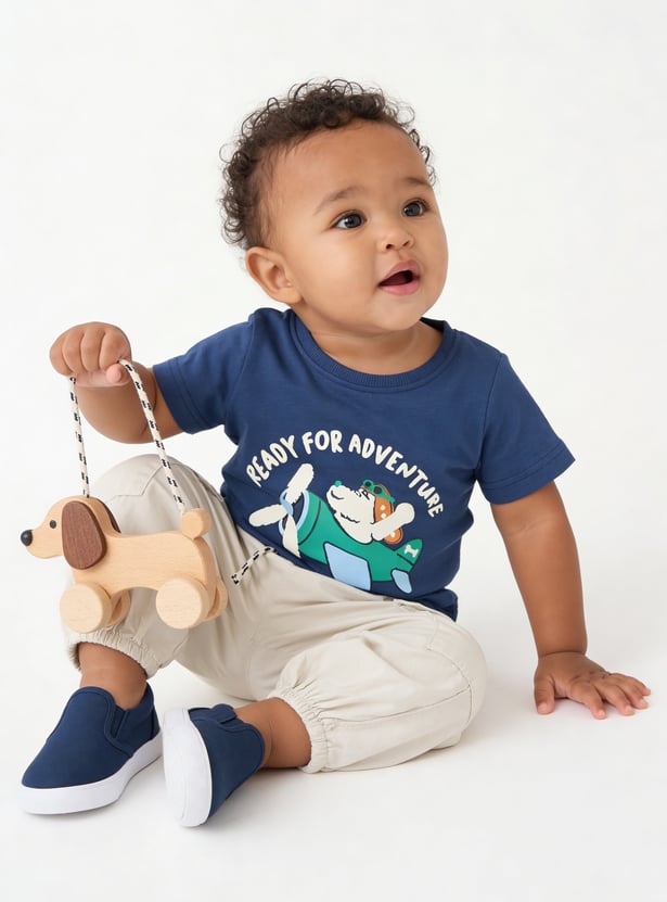 Boys Graphic Print T-shirts - Set of 3